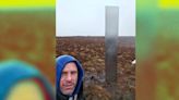 Silver Monolith Appears in Wales