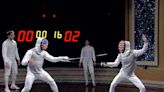 Kelly Ripa and Mark Consuelos duke it out in a round of fencing on 'Live': "I told you, I have terrible aim"