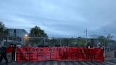 Pro-Palestine demonstrators blockade factory