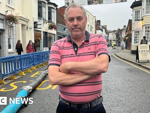 Dorking sinkhole: Traders fear impact of road closure on business