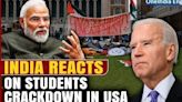 India Responds to US Campus Protests, Advocates for Democratic Principles| Oneindia News