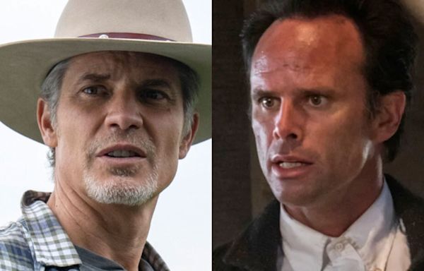 Timothy Olyphant addresses Walton Goggins feud on Justified set