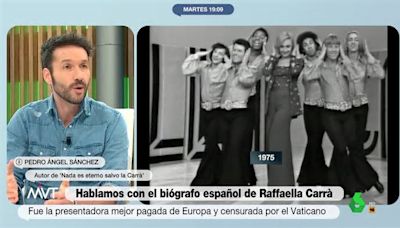 Habla el biógrafo español de Raffaella Carrà: "Ella ya cantó a la masturbación femenina y a la sexualidad hace 50 años"