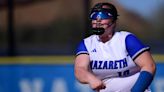 Grover reaches milestone, helps Nazareth softball hand Freedom 1st loss of season