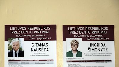 Lituania vota por la continuidad al reelegir presidente a Nauseda en medio de guerra rusa