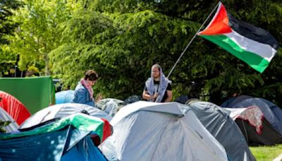 Estudiantes acampan en universidad del centro de Londres, por Gaza
