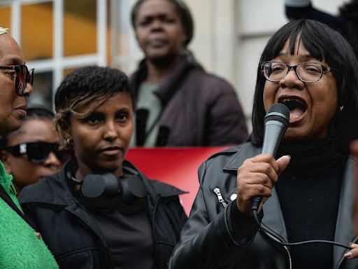 General election – latest: Diane Abbott issues defiant MP pledge as Sunak dismisses Labour’s lead in polls