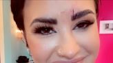 Demi Lovato suffers bloody face injury after hitting their head on crystal