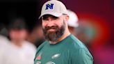 Jason Kelce delivers clues during 'Jeopardy! Masters' finale