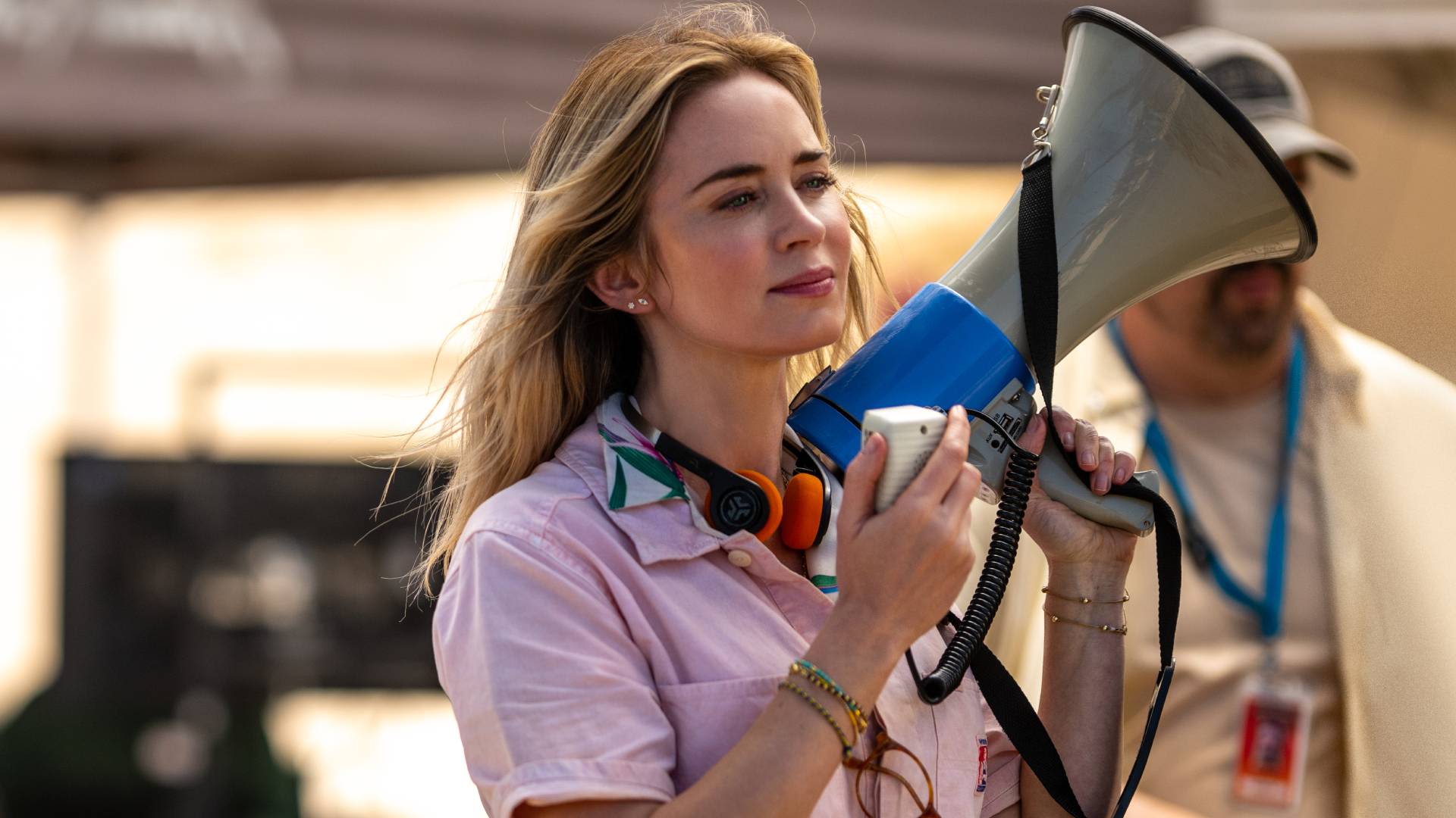 Oppenheimer star Emily Blunt on what her new action movie with Barbie star Ryan Gosling has in common with Barbenheimer