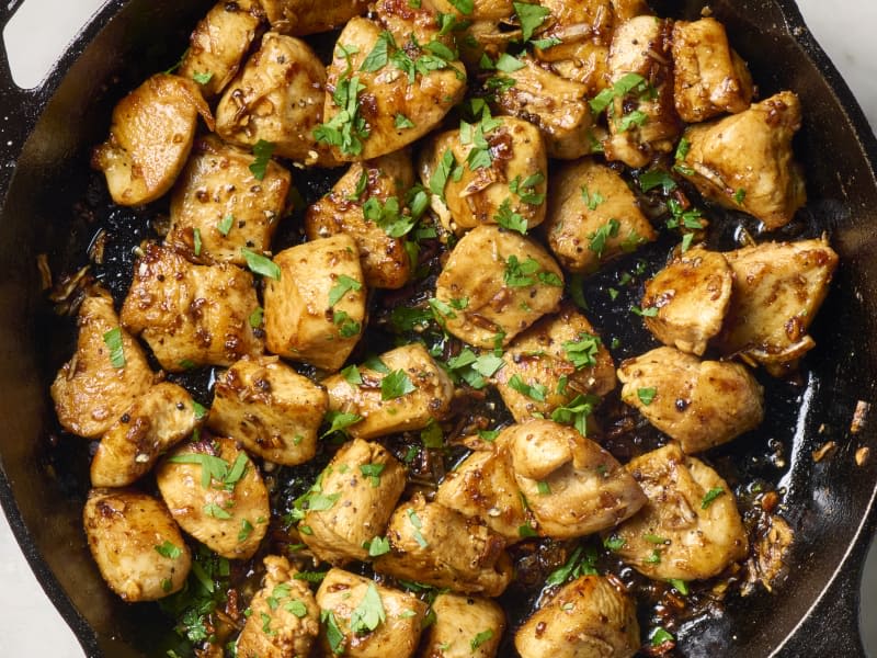 My Chicken Bites Are So Delicious, My Family Devours Them Straight from the Pan