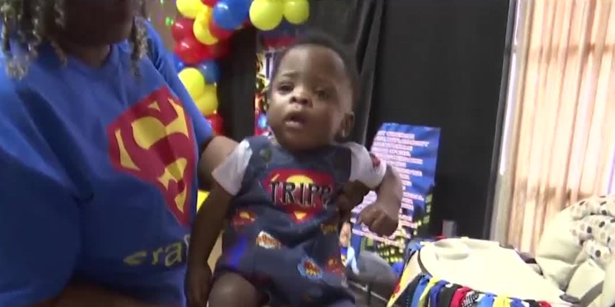 ‘Miracle’ boy given 1% chance of survival at birth celebrates his 1st birthday