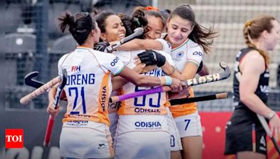 Indian women's team suffers 1-3 loss to Germany for its fifth defeat on the trot in FIH Pro League | Hockey News - Times of India
