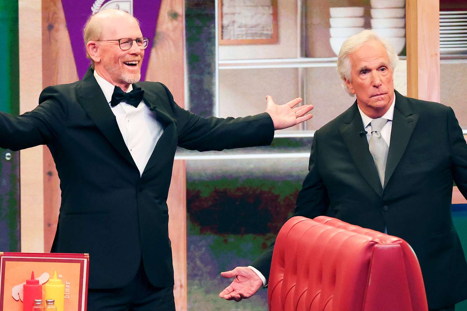 Ron Howard and Henry Winkler have a 'Happy Days' 50th anniversary reunion at the 2024 Emmys