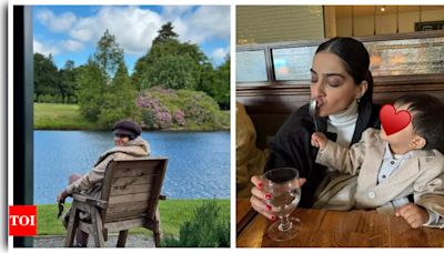 Rhea Kapoor shares UNSEEN pics from Sonam Kapoor's vacation in UK, don't miss Vayu's presence! | Hindi Movie News - Times of India
