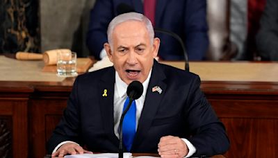 In fiery speech to Congress, Netanyahu defends war in Gaza and denounces protesters