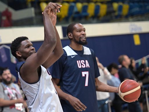 For Team USA, a Kevin Durant-Steph Curry reunion brings hope of a needed jolt