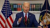 Biden insists ‘order must prevail’ as police shut down college Gaza protests