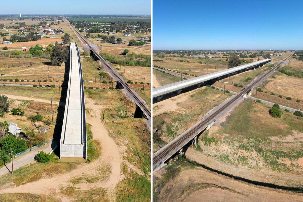 California mocked over high-speed rail bridge to nowhere