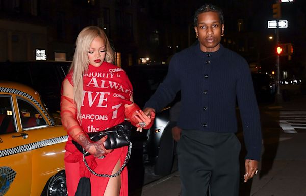 Rihanna Had a Red Hot Mother’s Day While Out With A$AP Rocky in NYC