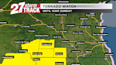 Tornado watch for parts of southern Wisconsin