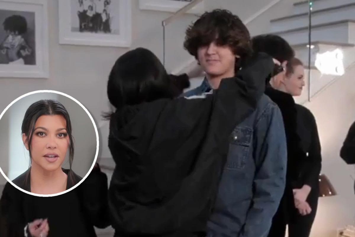 Mason Disick makes 'The Kardashians' debut as he towers over mom Kourtney Kardashian in Season 5 finale