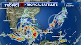 Officials continue to monitor two active areas in the tropics