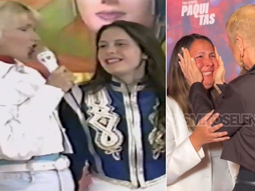 Paquita chilena se emociona ao reencontrar Xuxa e pré-estreia de Doc; vídeo