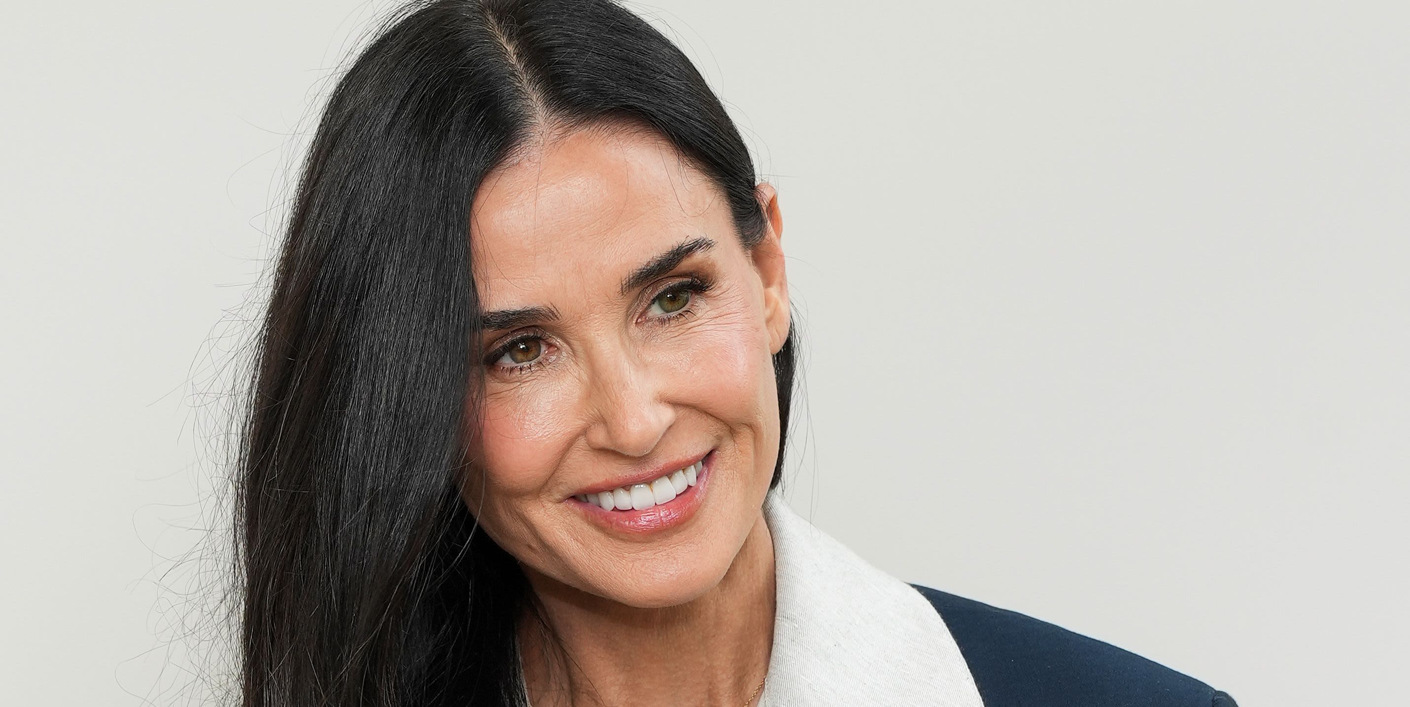 Demi Moore looks totally unrecognisable after ditching her long hair for a chest-length cut