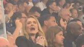 Adele hilariously scolds football fans in viral clip as she cheers on England's Euros 2024 semi-final win