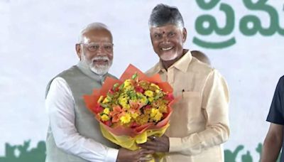 Chandrababu Naidu meets PM Modi in Delhi, seeks govt support for Andhra Pradesh development