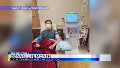 Alabama kidney transplant patient shares his journey during Donate Life Month