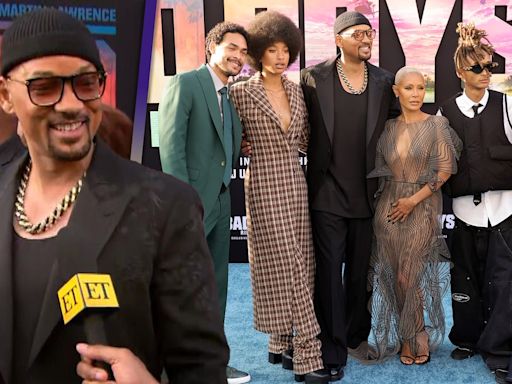 Will Smith on Having Jada Pinkett Smith and Their Kids' Support During 'Bad Boys' Press Tour (Exclusive)