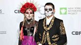 Kelly Ripa and Mark Consuelos Wear Day of the Dead-Inspired Costumes to Hulaween Gala