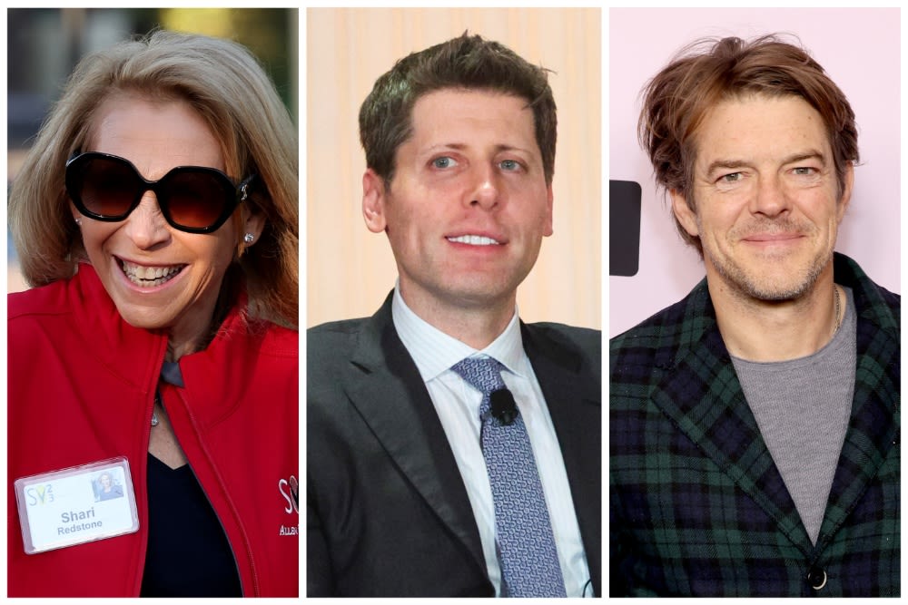 Sun Valley 2024 Invites Shari Redstone, OpenAI’s Sam Altman, Jason Blum and More (EXCLUSIVE)