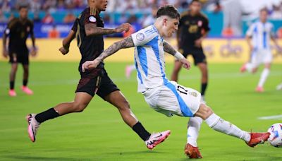 Alejandro Garnacho fails to impress on Copa America debut