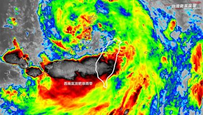 凱米、西南氣流激烈交會！強降雨範圍北移擴大 估「最快這時」雨勢減緩