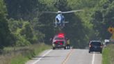 1 airlifted after crash in Ellisburg
