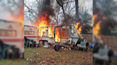 Camper burns near Union Grove, no injuries reported