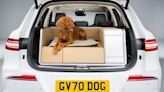 Your dog's favorite EV – this car's modular trunk has a power shower, heated bed and hairdryer to turn it into a pooch palace