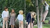 Molly Sims Shares Hilarious Look at What It Took to Get Family Holiday Photo with Her Three Kids