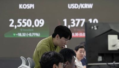 Asian shares are mixed after Wall Street decline led by falling tech stocks