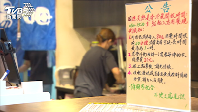 吃早餐「低消80元」有冷氣 業者：避長時間占位