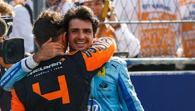 Sainz cree que Norris mereció la suerte para ganar por primera vez en F1