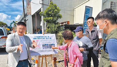 大甲 人行道破損絆倒人 200萬元整平