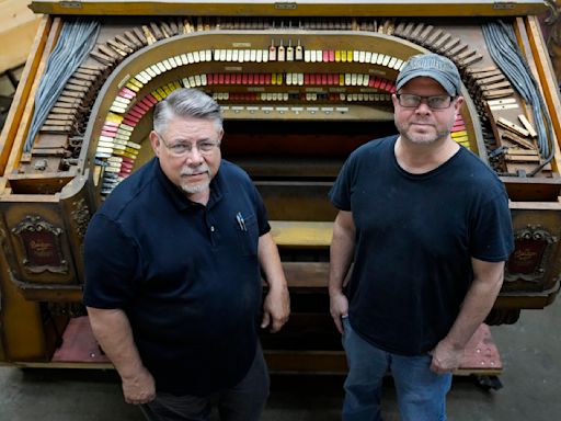 Reviving Hollywood glamor of the silent movie era, experts piece together a century-old pipe organ