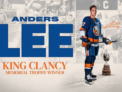 Islanders' Anders Lee Awarded King Clancy Trophy | New York Islanders