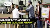 Vicky Kaushal jumps the queue at Mumbai airport; fellow passenger's reaction sends social media abuzz! | Etimes - Times of India Videos
