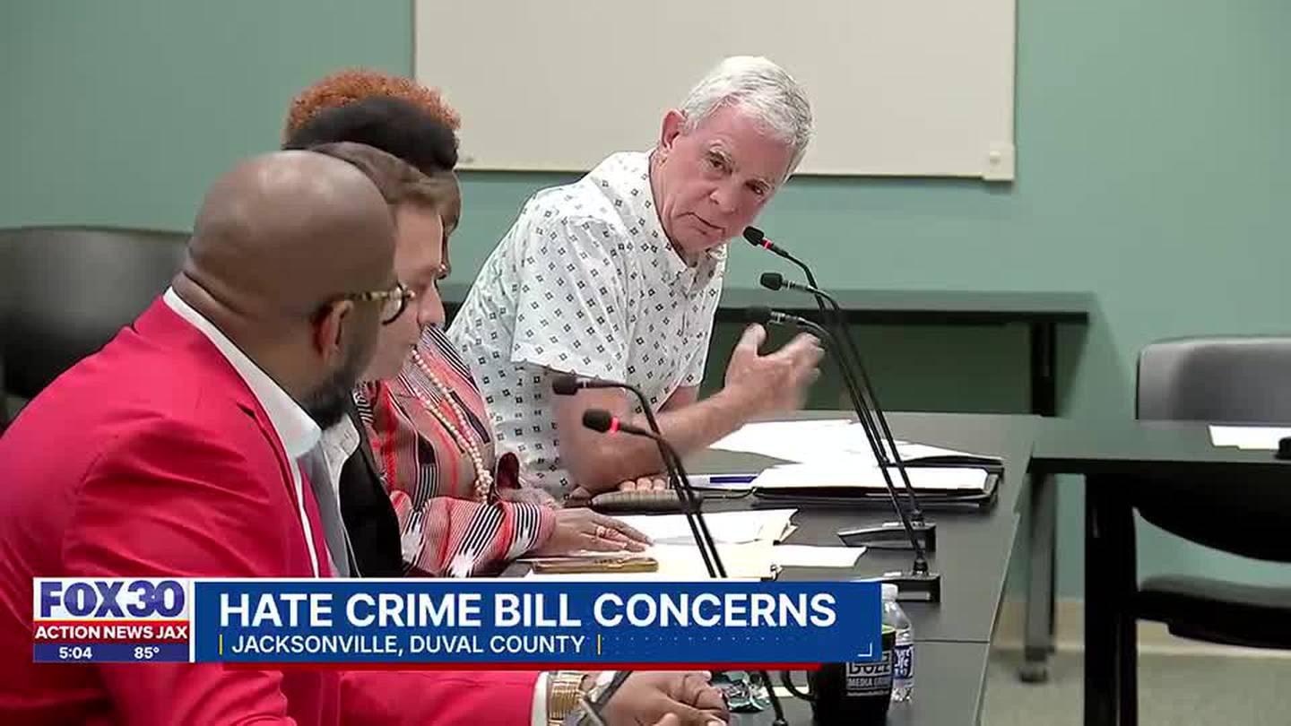 Jacksonville Council members workshop proposed Hate Crime Bill