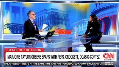 CNN host confronts Rep. Crockett on her response to Rep. Greene during House clash: You did the same thing